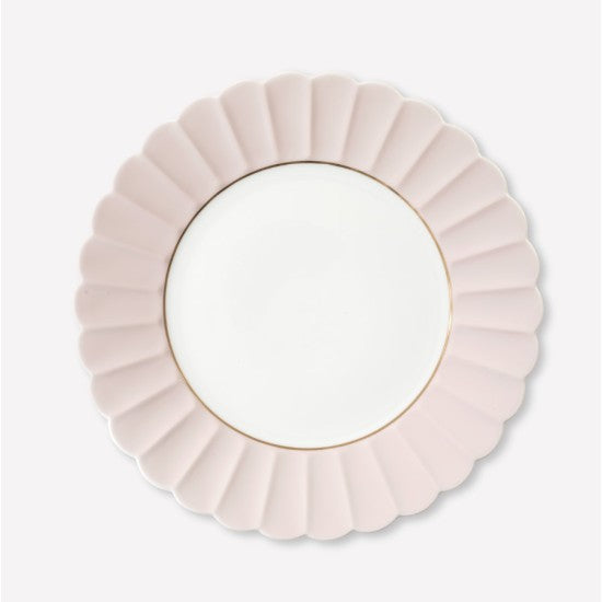 Speiseteller Melone mit Vergoldung 28 cm