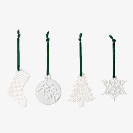 Weihnachtsanhänger Set 4er
