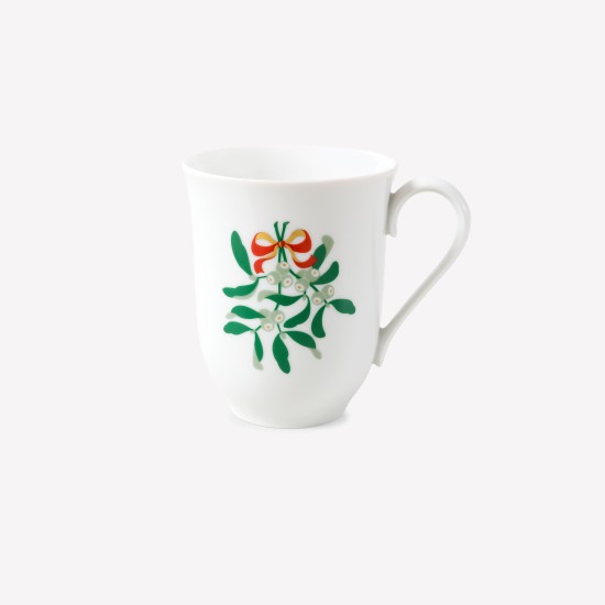 Chrismas Mug Mistle Toe